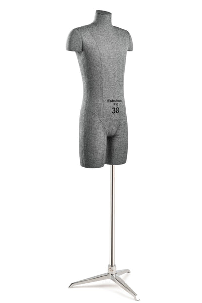 Fabulous Fit® Studio Dress Form - Men's Half Legs (Global Standard)