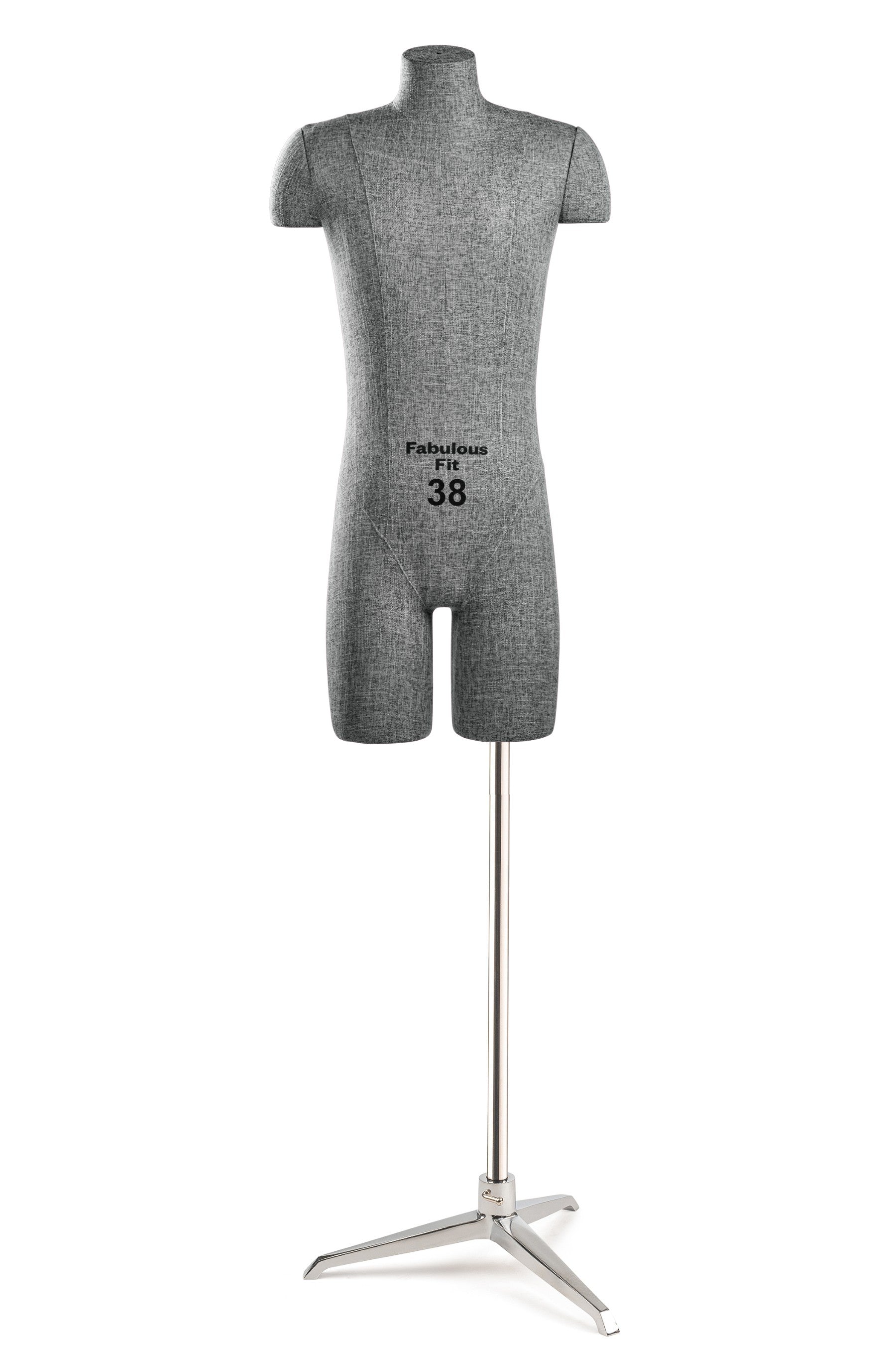 Fabulous Fit® Studio Dress Form - Men's Half Legs (Global Standard)