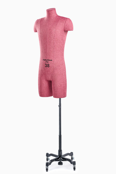 Fabulous Fit® Studio Dress Form - Men's Half Legs (Global Standard)