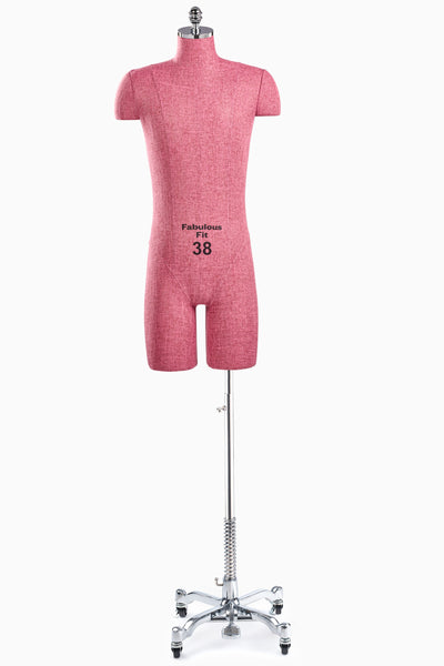 Fabulous Fit® Studio Dress Form - Men's Half Legs (Global Standard)
