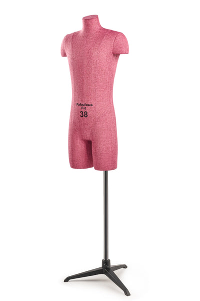 Fabulous Fit® Studio Dress Form - Men's Half Legs (Global Standard)