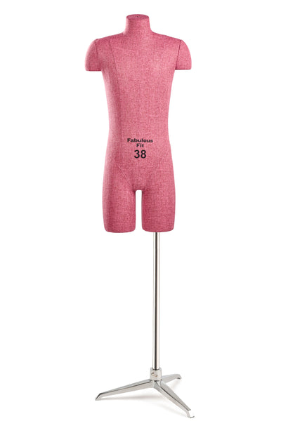 Fabulous Fit® Studio Dress Form - Men's Half Legs (Global Standard)