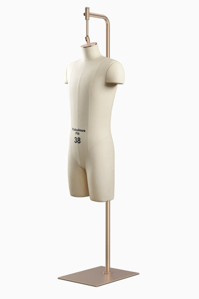 Fabulous Fit® Studio Dress Form - Men's Half Legs (Global Standard)