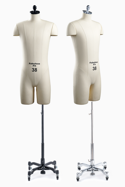 Fabulous Fit® Studio Dress Form - Men's Half Legs (Global Standard)