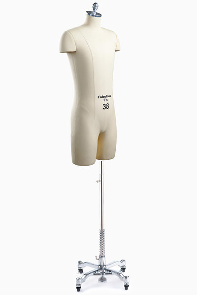 Fabulous Fit® Studio Dress Form - Men's Half Legs (Global Standard)