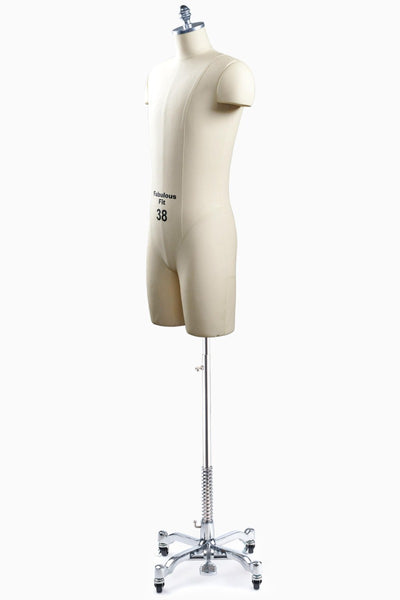 Fabulous Fit® Studio Dress Form - Men's Half Legs (Global Standard)